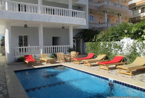 Luxor VIP Apartment with Pool for Rent in Ramla – 2 Bedrooms with Terrace from $35/Night