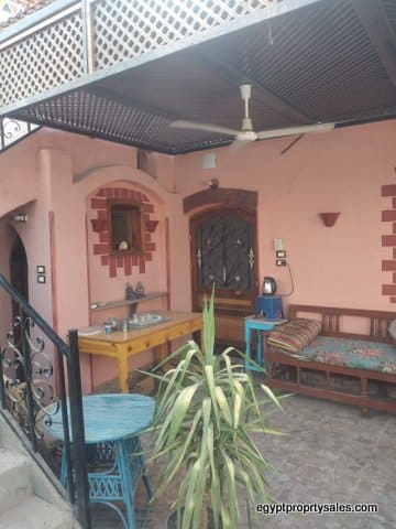 2-storey villa with 2-bedroom apartments for rent in Luxor, West Bank, Luxor for rent or sale.