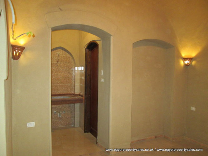 WB1714S Enjoy your time in this Nubian and Arabesques villa for sale with domes in Egypt, Luxor