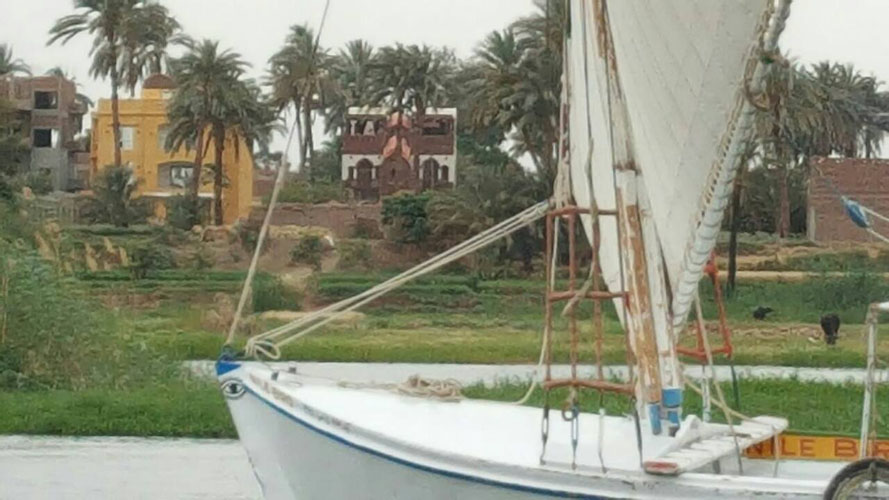 WB1802R Stunning Nubian style villa for rent with pool in Luxor