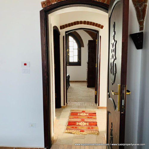 WB1849S Beautiful 2 bedroom dome house for sale in West Bank of Luxor city