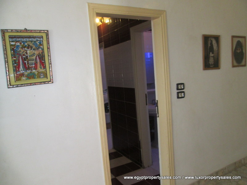 First floor apartment in Luxor with shared garden and roof terrace