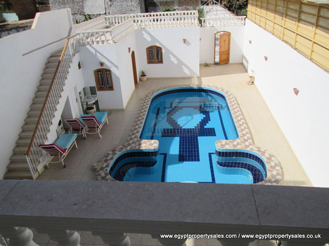 WB475R Beautiful 4 bedroom villa with Nile views & swimming pool