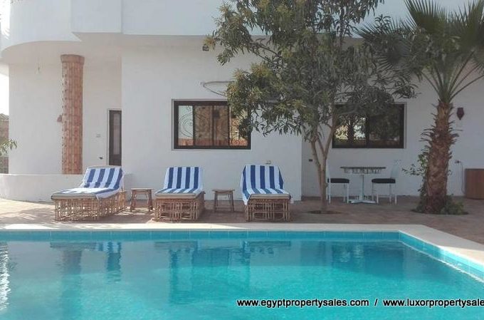 WB1905S Modern style villa in Egypt for sale with booking in Luxor city