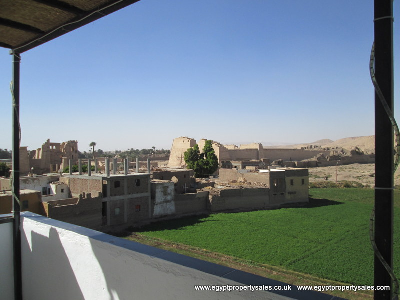 First floor 3 bedroom Apartment for rent in Luxor with amazing views of historic sites West Bank of Luxor city Habu