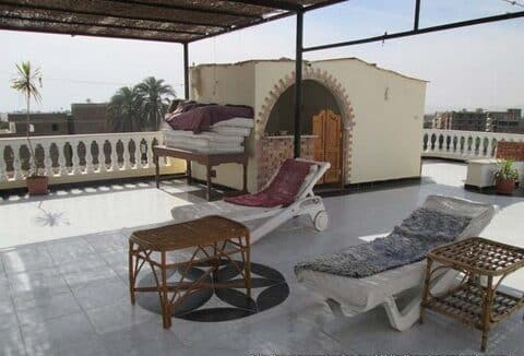 Luxury 3-Bedroom Nile View Apartment for Rent in Ramla, Luxor – Private Balcony & Rooftop Access