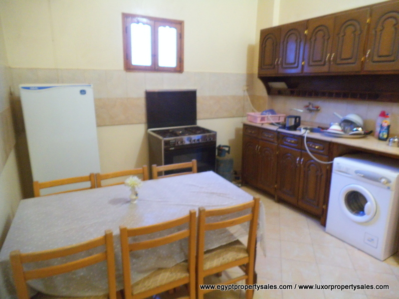 WB0022R villa for rent in West Bank of Luxor with 3 bedrooms, garden and nice views of Nile and East Bank of Luxor city