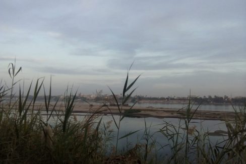 LAN2145S Agricultural land front the Nile River in the western bank of Luxor city, Al-Qurna