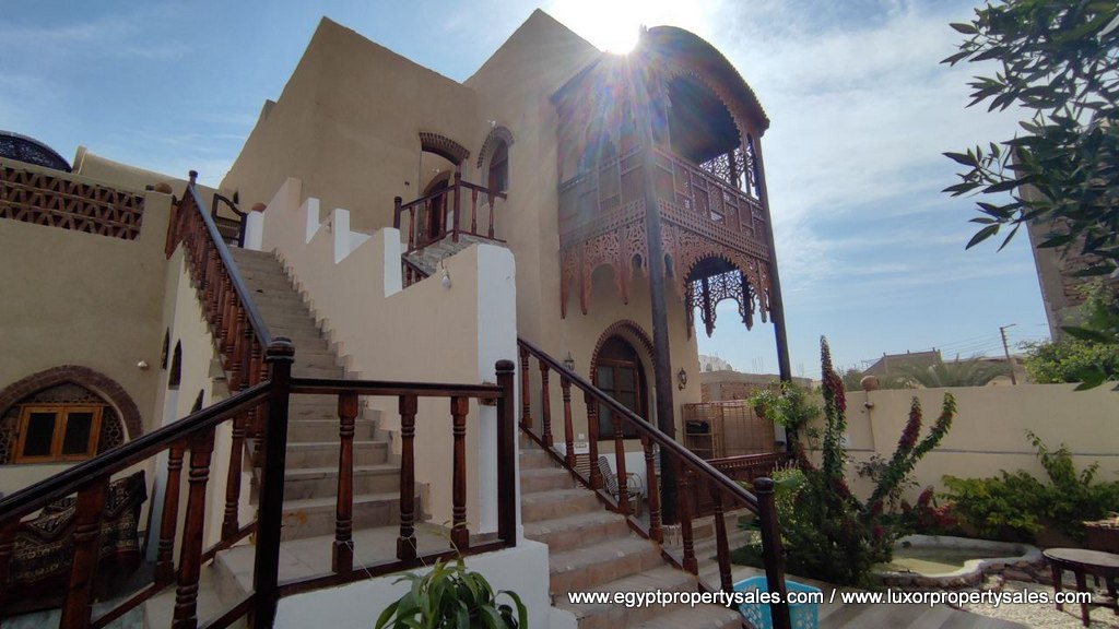 WB2120S Furnished villa for sale with Dome design in Luxor city